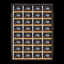 Lacrimile îngerilor, coală de 32 timbre 2015 LP 2085c