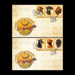 Câini de vânătoare, Plic Prima Zi 2005 LP 1694fdc
