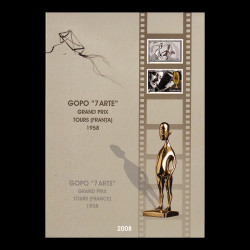 GOPO 7 ARTE, Grand Prix Tours (Franța 1958), Mapă Filatelică 2008 LP 1808c