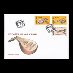 Instrumente muzicale populare (uzuale), Plic prima zi 2003 LP 1619FDC