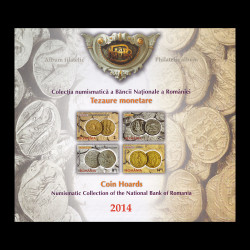 Colecția numismatică a Băncii Naționale a României - Tezaure monetare, Album Filatelic 2014 LP 2043a