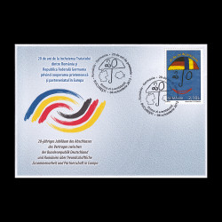 20 de ani de la încheierea Tratatului Româno - German, Plic prima zi 2012 LP 1955FDC