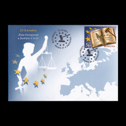 Ziua Europeană a Justiției Civile, Plic prima zi 2011 LP 1920FDC
