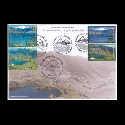 Emisiune comună România - Argentina: Lacuri montane, Plic prima zi 2010 LP 1876FDC