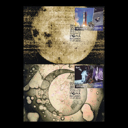 50 de ani de la primul pas al omului pe lună, Cărți Poștale Maxime 2019 LP 2247CM