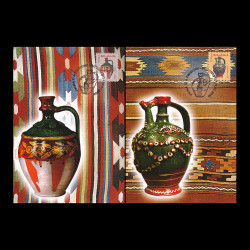 Ceramică românească - Ulcioare de nuntă III (uzuale), cărți poștale românești 2006 LP 1729CM