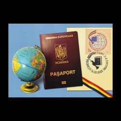 Ziua Pașaportului Românesc, Cărți Poștale Maxime 2023 LP 2408CM