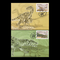 Animale preistorice, cărți poștale maxime 2016 LP 2092CM