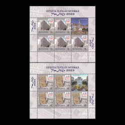 Expoziția Filatelică Națională Timfilex, minicoli de 5 timbre și 1 vinietă 2023 LP 2436c