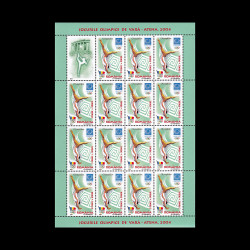 Jocurile Olimpice de Vară - Atena 2004, coli mici de 15 timbre si 1 vinietă, LP 1655B