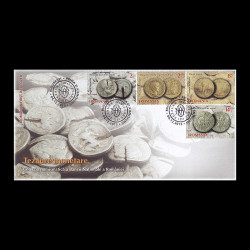 Colecția numismatică a BNR, Tezaure Monetare II, Plic prima zi 2015 LP 2087FDC