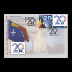 20 de ani de la aderarea României la NATO, Plic prima zi 2024 LP 2459FDC