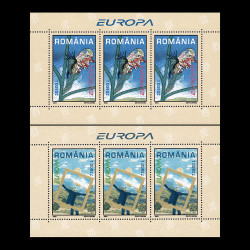 Europa 2003, blocuri de 3 timbre LP 1611a