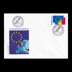 Uniunea Europeană - România 2000, Plic prima zi LP 1501FDC