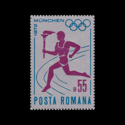 Flacăra olimpică prin România 1972 LP 802