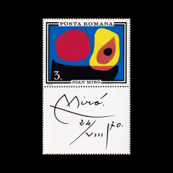 Inundația II (Joan Miro), cu vinietă 1970 LP 744A