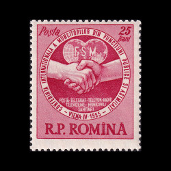 Conferința Sindicală Internațională a Muncitorilor din Funcțiuni Publice - Viena, 1955 LP 382
